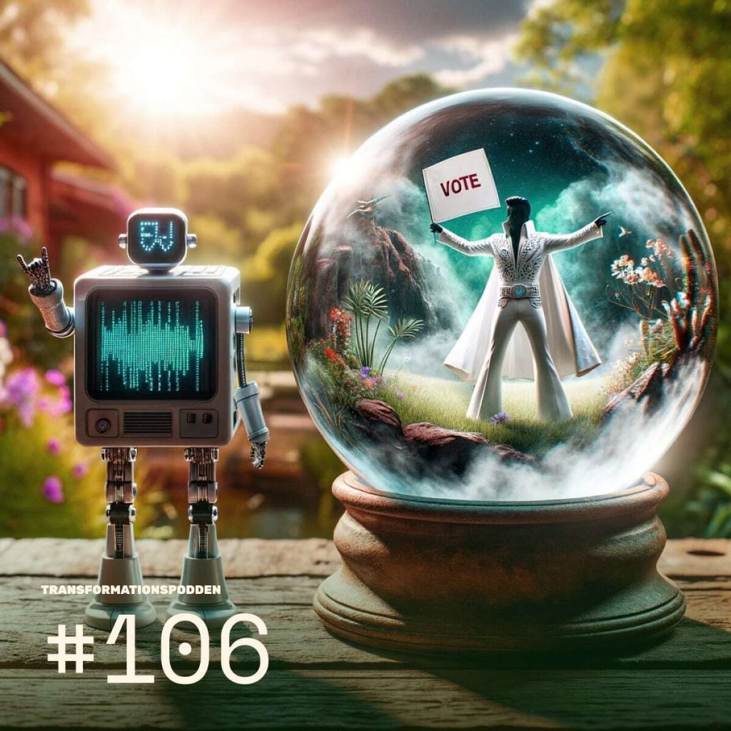 #106 – Demokrati, AI och Elvis – vad står för dörren 2024?